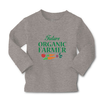 Baby Clothes Future Organic Farmer Harvests and Sell Vegetables Cotton