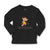 Baby Clothes Go Bananas! An Happy Monkey Sitting and Eating Banana Cotton - Cute Rascals