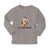 Baby Clothes Go Bananas! An Happy Monkey Sitting and Eating Banana Cotton - Cute Rascals