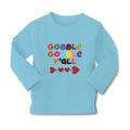 Baby Clothes Gobble Gobble Y'All Love Pattern with Heart Boy & Girl Clothes