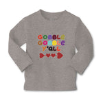 Baby Clothes Gobble Gobble Y'All Love Pattern with Heart Boy & Girl Clothes - Cute Rascals
