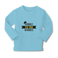 Baby Clothes Gobble til You Wobble with Silhouette Hat Boy & Girl Clothes Cotton - Cute Rascals