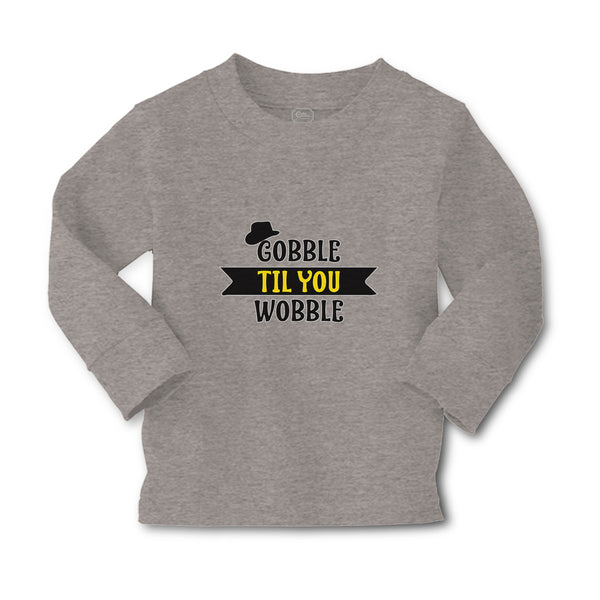 Baby Clothes Gobble til You Wobble with Silhouette Hat Boy & Girl Clothes Cotton - Cute Rascals