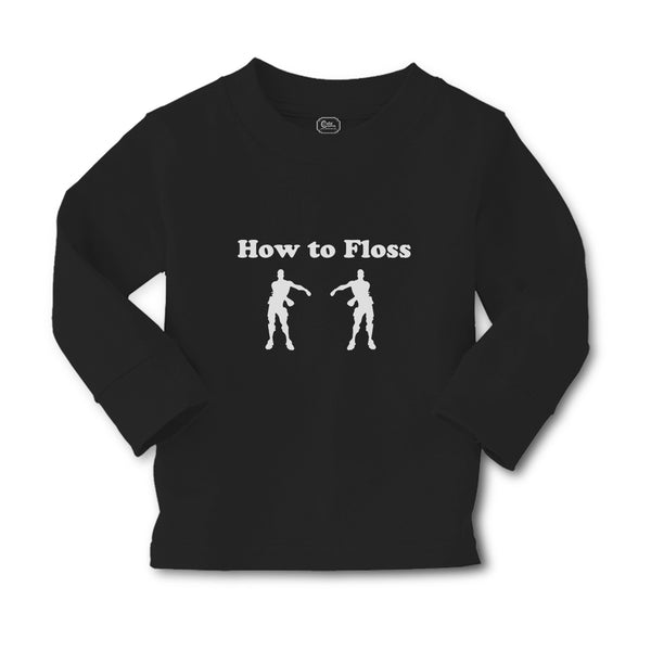 Baby Clothes How to Floss Silhouette Floss Dancer Dancing Position Cotton - Cute Rascals