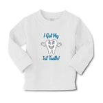 Baby Clothes Keep Calm I Got My 1St Tooth! Smiling Boy & Girl Clothes Cotton - Cute Rascals