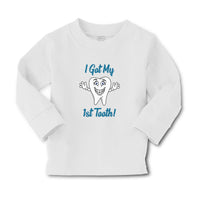 Baby Clothes Keep Calm I Got My 1St Tooth! Smiling Boy & Girl Clothes Cotton - Cute Rascals