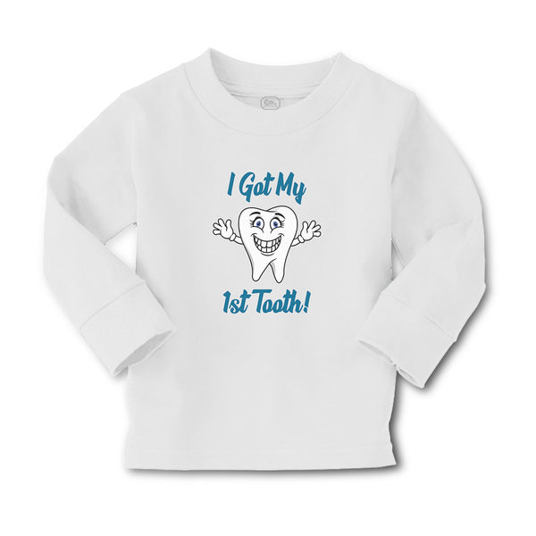Baby Clothes Keep Calm I Got My 1St Tooth! Smiling Boy & Girl Clothes Cotton - Cute Rascals