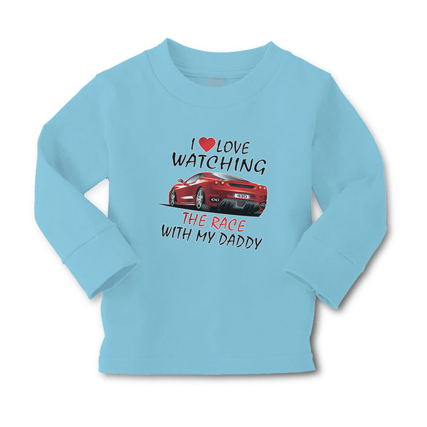 Baby Clothes I Love Watching The Race with My Daddy Car Racing Cotton - Cute Rascals