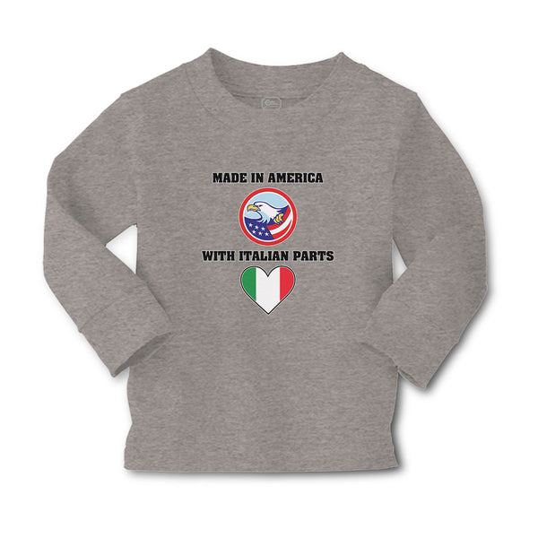 Baby Clothes Made in America with Italian Parts National Flag and Bald Eagle Usa - Cute Rascals