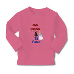 Baby Clothes Milk Drunk & Tit Faced with Feeding Bottle Boy & Girl Clothes - Cute Rascals