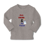 Baby Clothes Milk Drunk & Tit Faced with Feeding Bottle Boy & Girl Clothes - Cute Rascals