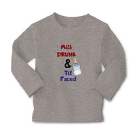 Baby Clothes Milk Drunk & Tit Faced with Feeding Bottle Boy & Girl Clothes - Cute Rascals
