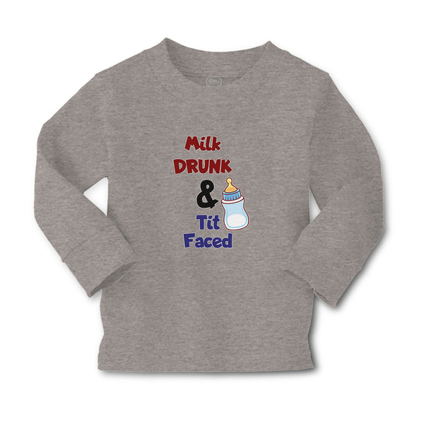 Baby Clothes Milk Drunk & Tit Faced with Feeding Bottle Boy & Girl Clothes - Cute Rascals