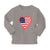 Baby Clothes Heart American National Flag United States Boy & Girl Clothes - Cute Rascals