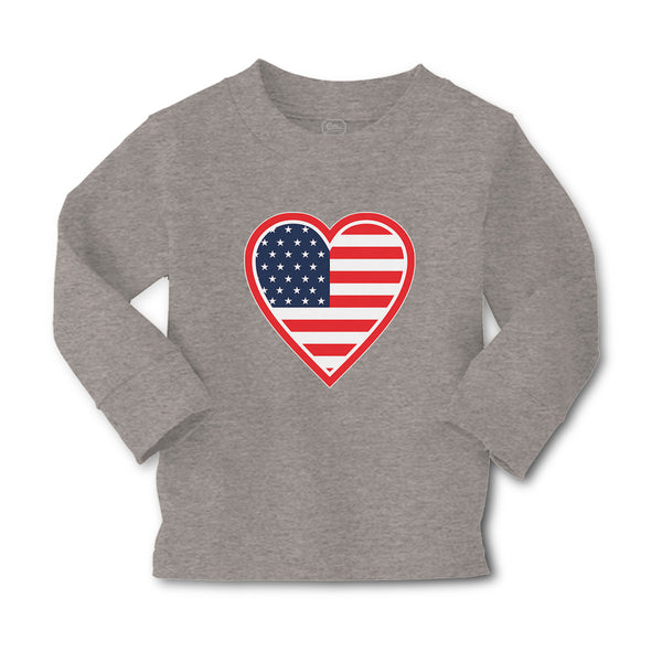 Baby Clothes Heart American National Flag United States Boy & Girl Clothes - Cute Rascals
