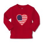 Baby Clothes Heart American National Flag United States Boy & Girl Clothes - Cute Rascals