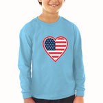 Baby Clothes Heart American National Flag United States Boy & Girl Clothes - Cute Rascals