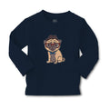 Baby Clothes Pug on Hat and Sunglass with Bow Tie Sitting Boy & Girl Clothes