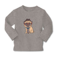 Baby Clothes Pug on Hat and Sunglass with Bow Tie Sitting Boy & Girl Clothes
