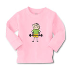 Baby Clothes Funny Kid Weight Training with Smiling Boy & Girl Clothes Cotton - Cute Rascals