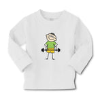 Baby Clothes Funny Kid Weight Training with Smiling Boy & Girl Clothes Cotton - Cute Rascals