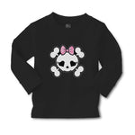 Baby Clothes Cross Bone Skull with Bow Boy & Girl Clothes Cotton - Cute Rascals
