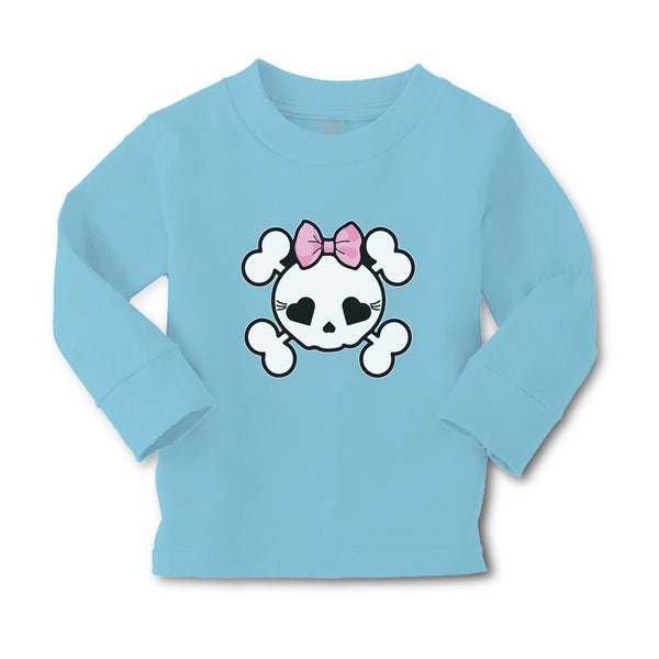 Baby Clothes Cross Bone Skull with Bow Boy & Girl Clothes Cotton - Cute Rascals