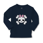 Baby Clothes Cross Bone Skull with Bow Boy & Girl Clothes Cotton - Cute Rascals