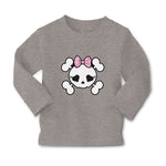 Baby Clothes Cross Bone Skull with Bow Boy & Girl Clothes Cotton - Cute Rascals