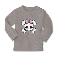 Baby Clothes Cross Bone Skull with Bow Boy & Girl Clothes Cotton - Cute Rascals