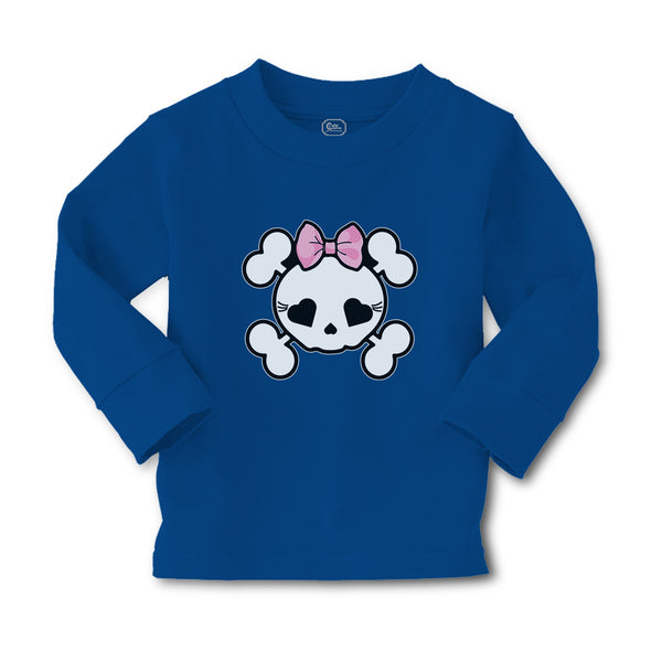 Baby Clothes Cross Bone Skull with Bow Boy & Girl Clothes Cotton - Cute Rascals