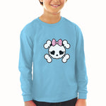 Baby Clothes Cross Bone Skull with Bow Boy & Girl Clothes Cotton - Cute Rascals