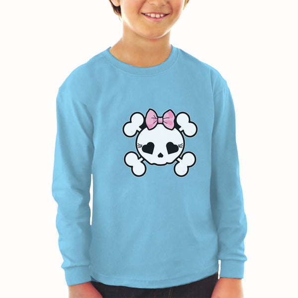 Baby Clothes Cross Bone Skull with Bow Boy & Girl Clothes Cotton - Cute Rascals