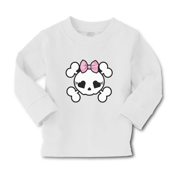 Baby Clothes Cross Bone Skull with Bow Boy & Girl Clothes Cotton - Cute Rascals