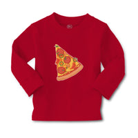 Baby Clothes Slice of Fresh Italian Classic Pepperoni Pizza Boy & Girl Clothes - Cute Rascals