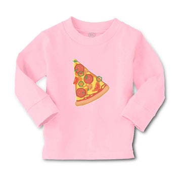 Baby Clothes Slice of Fresh Italian Classic Pepperoni Pizza Boy & Girl Clothes