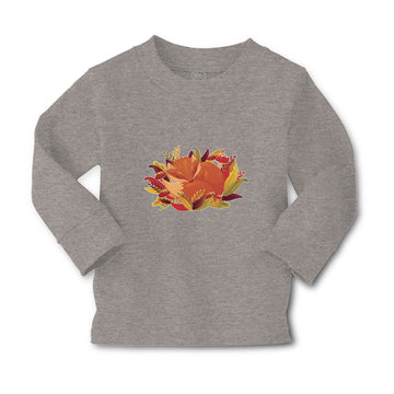 Baby Clothes Sleeping Fox on Autumn Bushy Leaves and Flower Boy & Girl Clothes