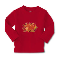 Baby Clothes Sleeping Fox on Autumn Bushy Leaves and Flower Boy & Girl Clothes - Cute Rascals