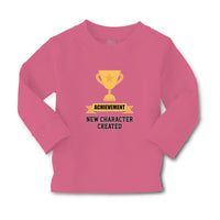 Baby Clothes Achievement New Character Created with Gold Trophy Cotton - Cute Rascals