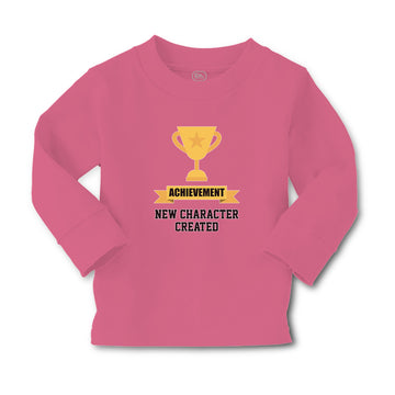 Baby Clothes Achievement New Character Created with Gold Trophy Cotton