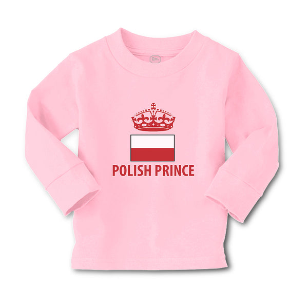 Baby Clothes Polish Americal Flag with Prince Crown Central Europe Cotton - Cute Rascals