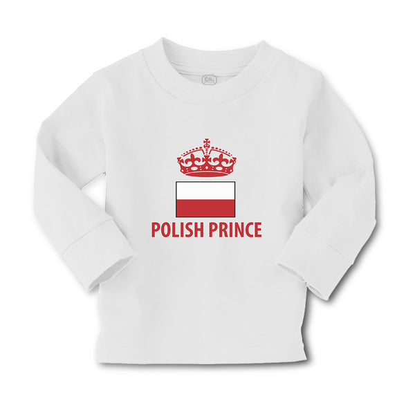 Baby Clothes Polish Americal Flag with Prince Crown Central Europe Cotton - Cute Rascals