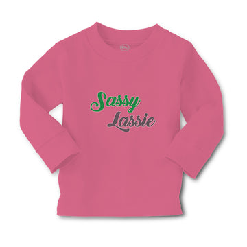 Baby Clothes Sassy Lassie Typography Letter Boy & Girl Clothes Cotton