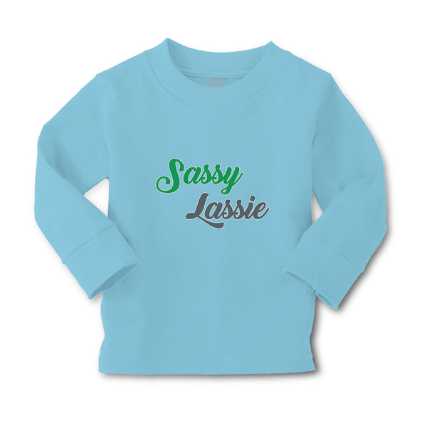 Baby Clothes Sassy Lassie Typography Letter Boy & Girl Clothes Cotton - Cute Rascals