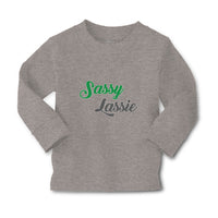 Baby Clothes Sassy Lassie Typography Letter Boy & Girl Clothes Cotton - Cute Rascals