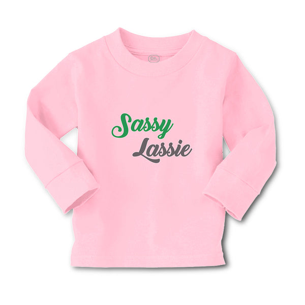 Baby Clothes Sassy Lassie Typography Letter Boy & Girl Clothes Cotton - Cute Rascals