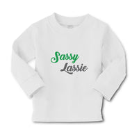 Baby Clothes Sassy Lassie Typography Letter Boy & Girl Clothes Cotton - Cute Rascals