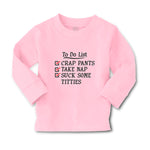 Baby Clothes To Do List Crap Pants Take Nap Suck Some Titties Boy & Girl Clothes - Cute Rascals