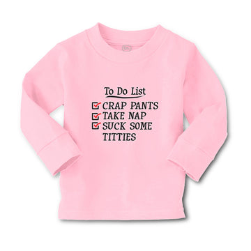 Baby Clothes To Do List Crap Pants Take Nap Suck Some Titties Boy & Girl Clothes