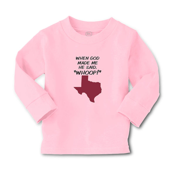 Baby Clothes When God Made Me He Said, ''Whoop!'' Boy & Girl Clothes Cotton - Cute Rascals